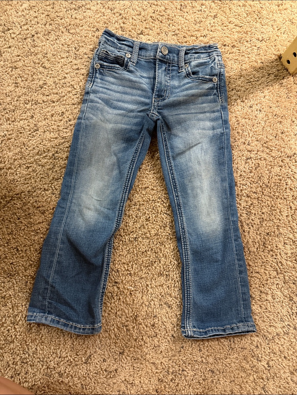 BKE Boys' Light Blue Faded Jeans